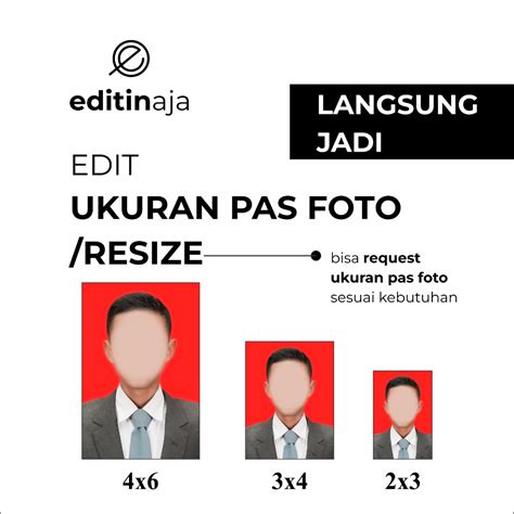 jual edit ukuran pas foto ganti ukuran pas foto langsung jadi shopee