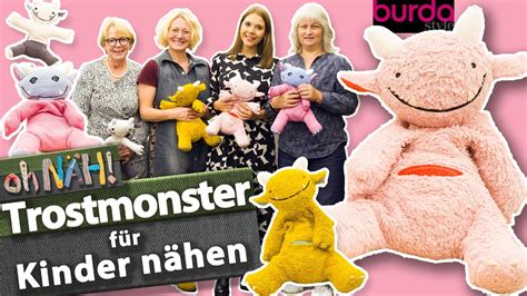 oh NÄH burda Spezial Trostmonster für Kinder nähen Sendung am 07