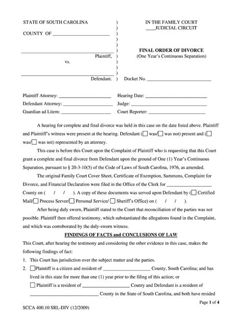 Free Printable Uncontested Divorce Forms Georgia Free Printable