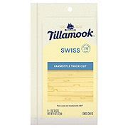 Tillamook Medium Cheddar Sliced Cheese Thick Cut Shop Cheese At H E B