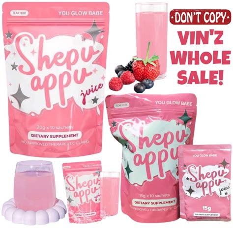 You Glow Babe Shepu Appu Glutathione Juice Shape Up Drink Shopee