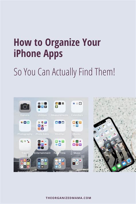 How To Organize IPhone Apps The Organized Mama Iphone Apps Iphone