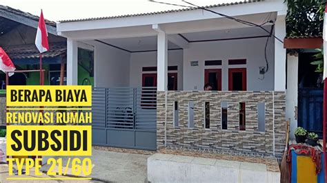 Desain Renovasi Rumah Subsidi Type 27 60 Rumah Desain