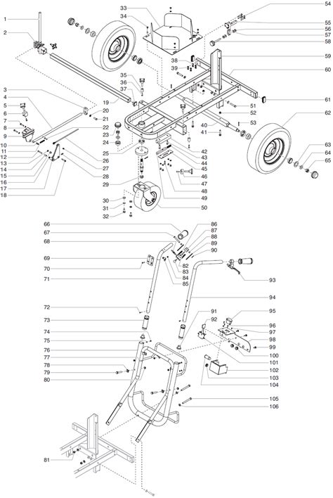 PowrLiner 8900XLT Cart Assembly P N 779 564 Titan Speedflo Wagner