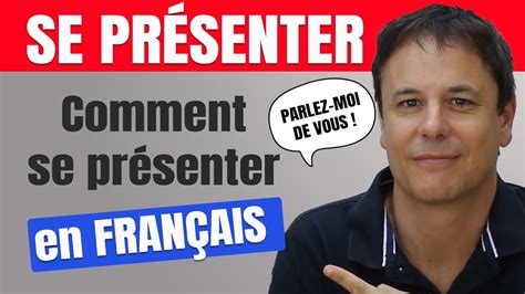 Se Présenter en Français COURS COMPLET YouTube