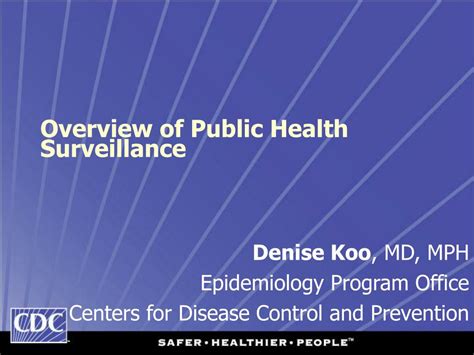 Ppt Overview Of Public Health Surveillance Powerpoint Presentation