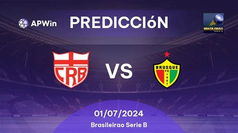 Pron Stico Crb Vs Brusque Brasileirao Serie B