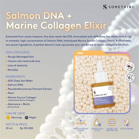 Jual Somethinc Salmon Dna Marine Collagen Elixir Serum Awet Muda