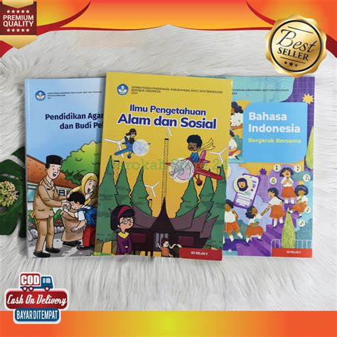 Jual Original [kurikulum Merdeka] Buku Pelajaran Kelas 5 Sekolah Dasar Sd Mi Semester 1 Original