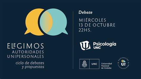 CICLO DE DEBATES Psicología YouTube