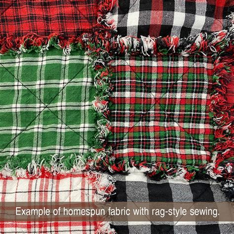 Lodge Green 6 Plaid Homespun Fat Quarter Jubilee Fabric