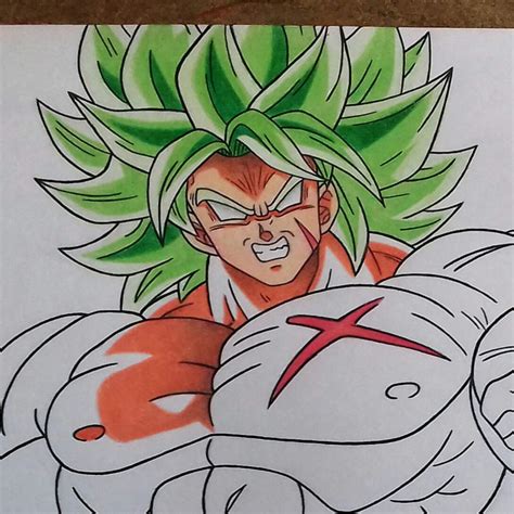 Desenho Do Broly Do Filme Dragon Ball Super Academia De Artes Amino