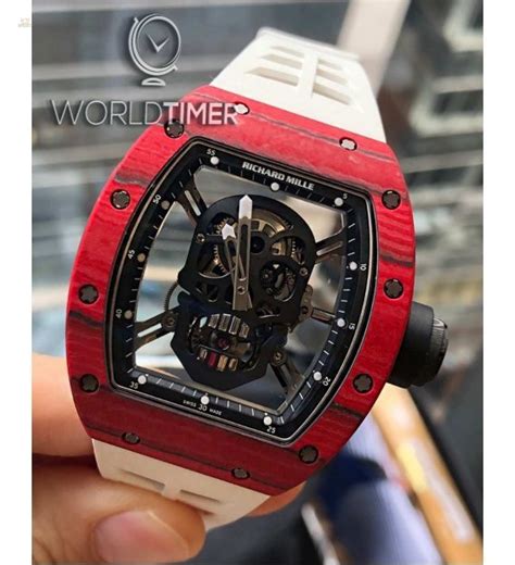 Herando Richard Mille 2018 LIKE NEW RM 52 01 Skull Red Quartz TPT