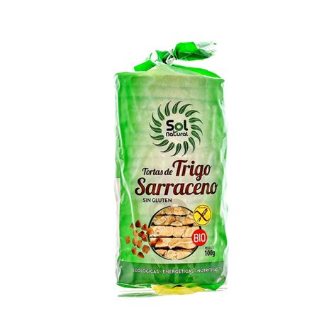 Tortitas Trigo Sarraceno Sin Gluten Bio Sol Natural Herbolario El B Ho