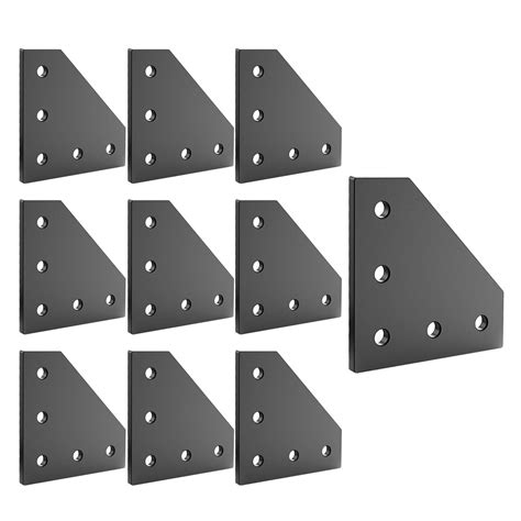 Buy Pcs Set Surface Anodic Oxidation Black L Shape Corner Bracket