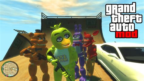 Five Nights At Freddys Mod Gta Mods And Fnaf 3 Gameplay Gta Iv Pc