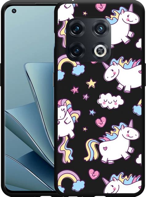 Cazy Hoesje Zwart Geschikt Voor OnePlus 10 Pro Fat Unicorn Bol