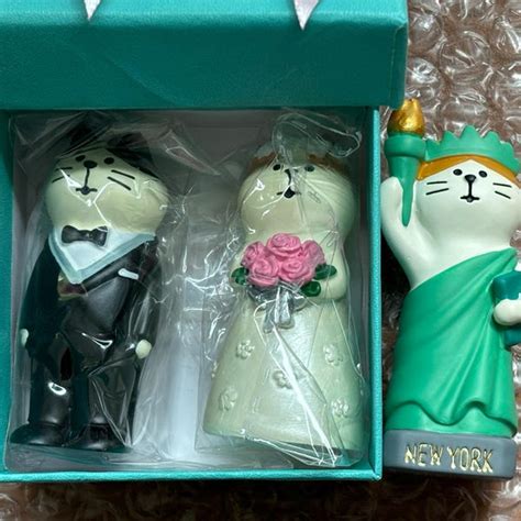 Super Cute Cat Figurines Wedding Cats Wedding Cake Toppers Cat