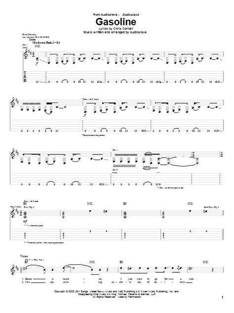 Gasoline | Sheet Music Direct