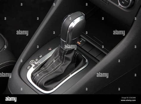 Automatic Selector Lever In The Passenger Car Automatic Gear Shift