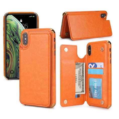 Dteck Wallet Case For Iphone Xs Max Slim Shockproof Protective Case