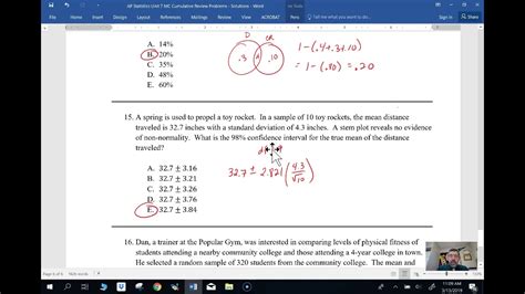 Ap Stats Unit 7 Practice Test