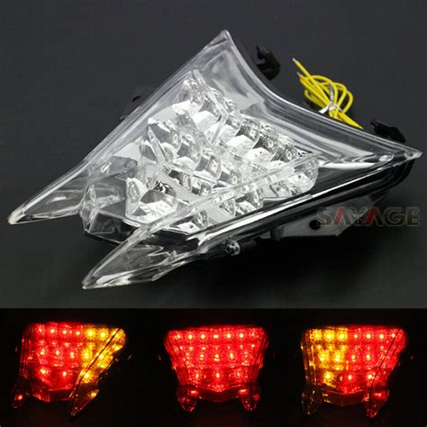 Clear Integrated LED Tail Light Turn Signal Blinker For BMW S1000R HP4