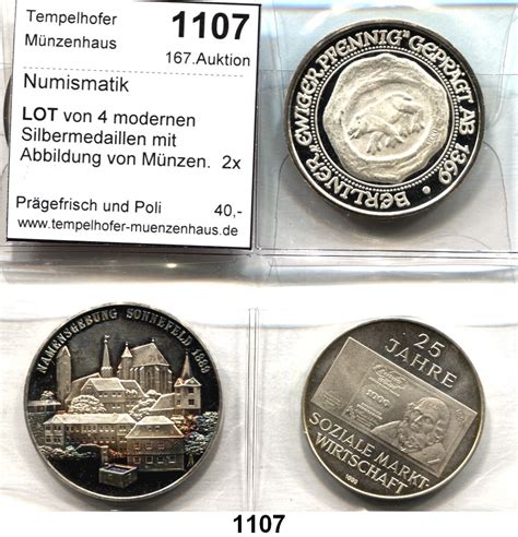 Numismatik Tempelhofer M Nzenhaus