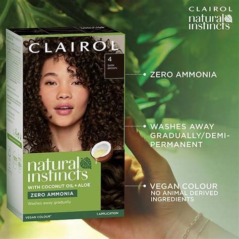 Clairol Natural Instincts Hair Dye 6 Light Brown Hair Superdrug