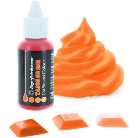 Oil Based Colour Tangerine 30ml SugarCraftShop Glasgow