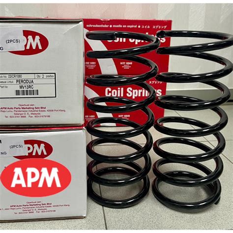 APM Perodua Myvi Lama Myvi Lagi Best Standard Coil Spring Set Rear