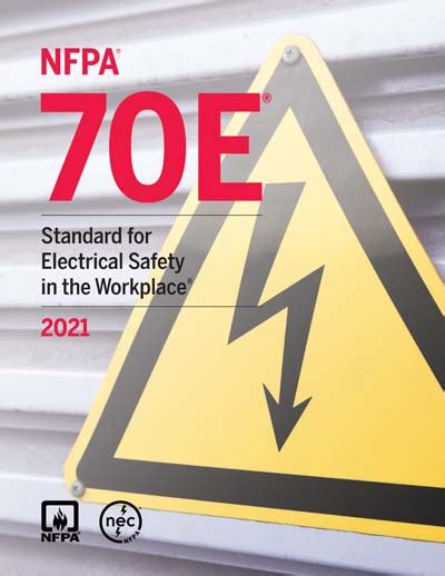 Nfpa 70e 2021 Nfpa 70e® Standard For Electrical Safety In The Workplace®