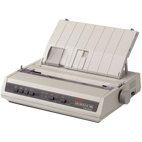 Oki Data Oki Microline 186 Parallel Dot Matrix Printer 375 Cps Mono