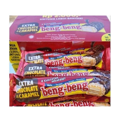 Jual Beng Beng Coklat Wafer And Dilan Coklat Roll Bisa Satuan Shopee