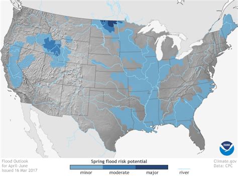 U S Spring Climate And Flood Outlook Noaa Climate Gov