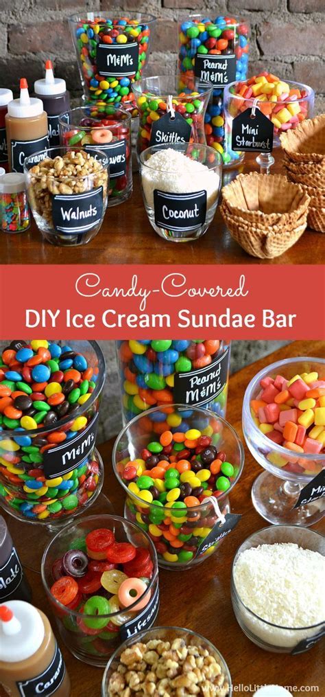 How To Set Up A Diy Ice Cream Sundae Bar Ice Cream Sundae Bar