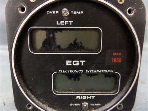 Aircraft Aviation Electronics International Egt Gauge Indicator Ebay