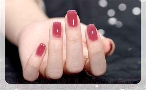 Amazon Gaoy Jelly Nude Gel Nail Polish Ml Sheer Nautral Gel Polish Uv Light Cure For