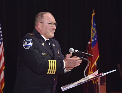 Savannah Police Department Swears In Police Chief Lenny Gunther ...