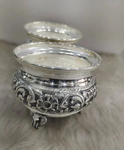 Traditional Pure Silver Kumkum Box Set At Best Price In Bellary Id