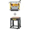 DEWALT 15 Corded 12 5 In Planer And Mobile Thickness Planer Stand