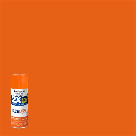 Real Orange Rust Oleum American Accents 2x Ultra Cover Gloss Spray Paint 12 Oz 6 Pack