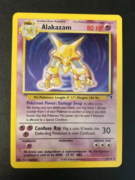 Pokemon Alakazam Holo Legendary Collection English Near Mint Nm