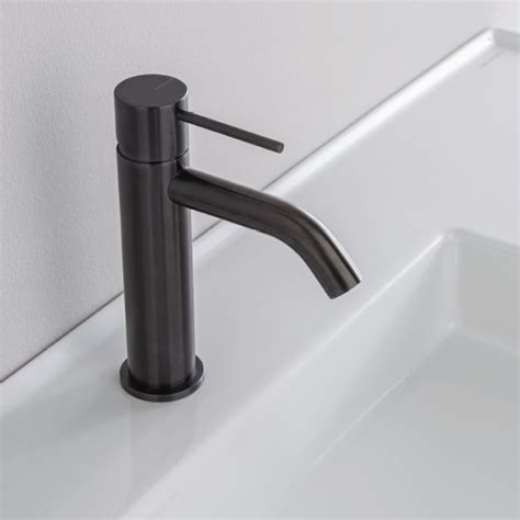 Mitigeur Lavabo Poser Mm En Inox Bross Bec Haut Cm Treemme