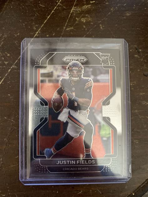 Panini Chronicles Prizm Black Silver Prizm Pb Justin Fields