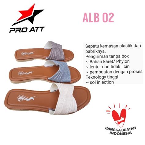 Jual PRO ATT ALB 02 Sandal Wanita Sandal Karet Wanita Slip ON Karet