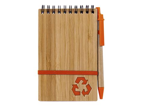 Bamboo Notebook With Pen Dianke