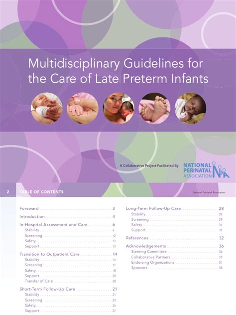 Late Preterm Guidelines Npa Pdf Breastfeeding Breast Milk