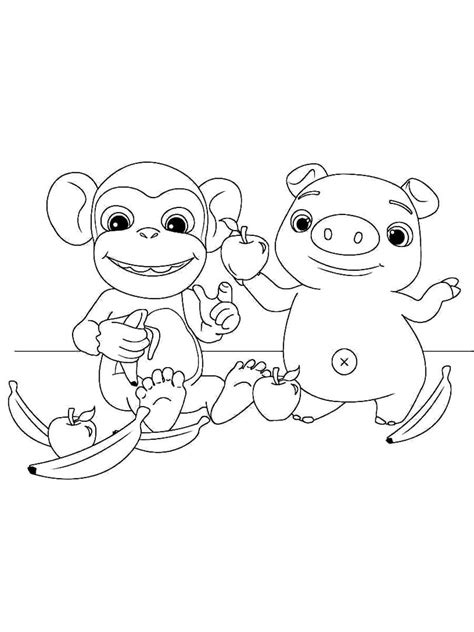 Coloriage Cocomelon Mochi Et Pepe Télécharger Et Imprimer Gratuit Sur