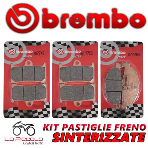 Set Comprim S Brembo Yamaha Tmax Frein Avant Et Post Plaquettes T